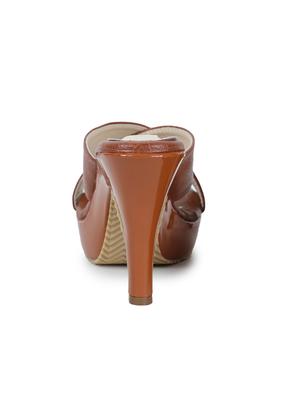 tan suede platforms sandals - 17678940 - Standard Image - 3