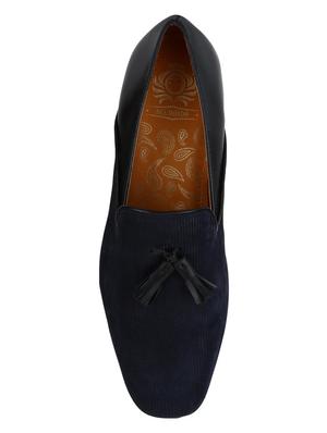 blue colored slip on loafer - 17679030 - Standard Image - 4
