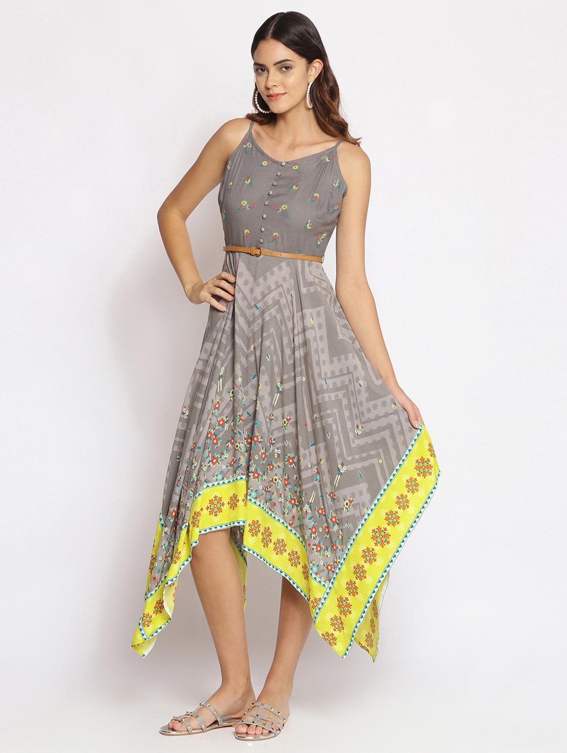 cami neck asymmetric dress - 17679039 - Zoom Image - 3