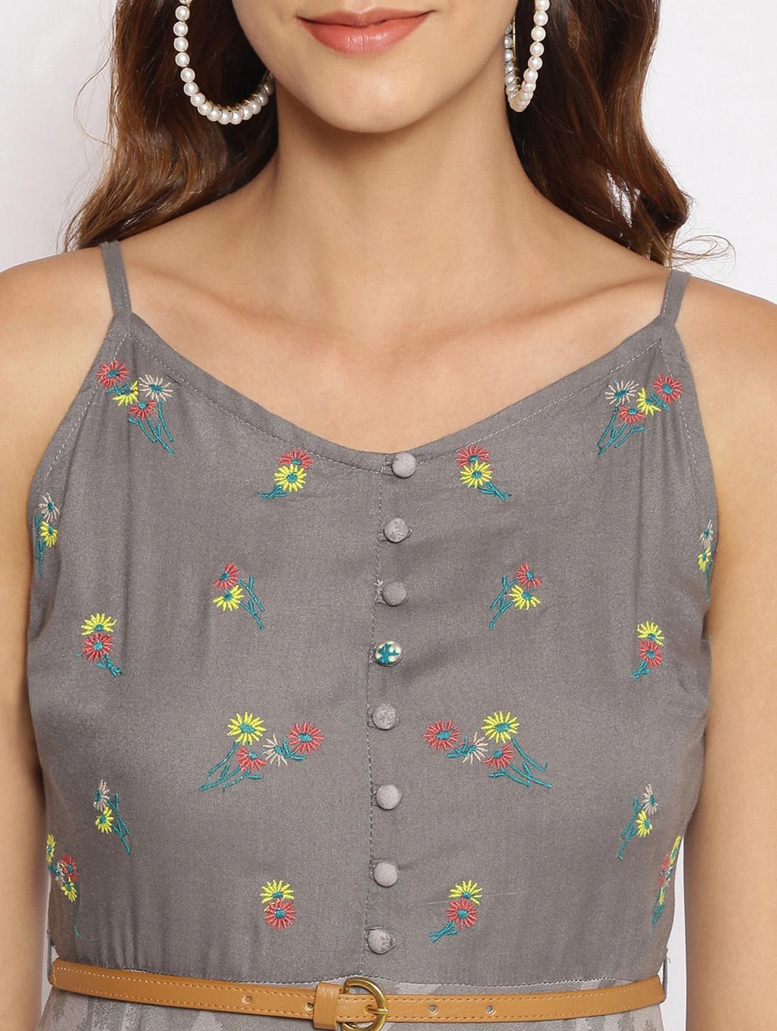cami neck asymmetric dress - 17679039 - Zoom Image - 5