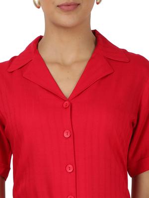 tie front striped tunic - 17679244 - Standard Image - 4