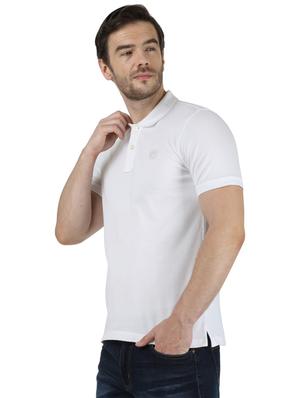 white solid polo t-shirt - 17679259 - Standard Image - 2