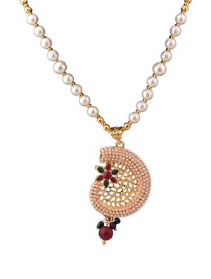 multi colored metal long necklace - 17679546 - Standard Image - 2