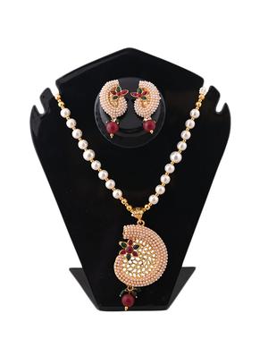 multi colored metal long necklace - 17679546 - Standard Image - 4