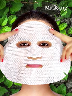 masking diva facial sheet mask of papaya & grape seed extract for skin vital infusion for women & men, 20ml (pack of 1) - 17679927 - Standard Image - 3