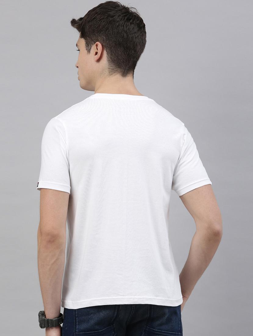 white front print t-shirt - 17680102 - Zoom Image - 3