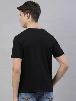 black printed t-shirt - 17680104 - Standard Image - 3