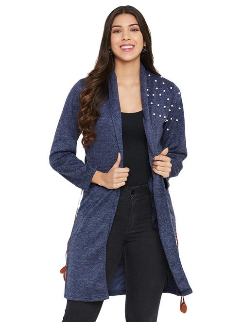 front open embellished shrug - 17680284 - Standard Image - 1
