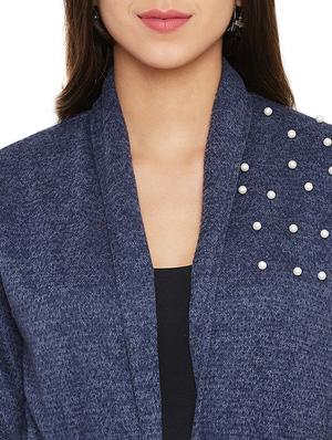 front open embellished shrug - 17680284 - Standard Image - 5