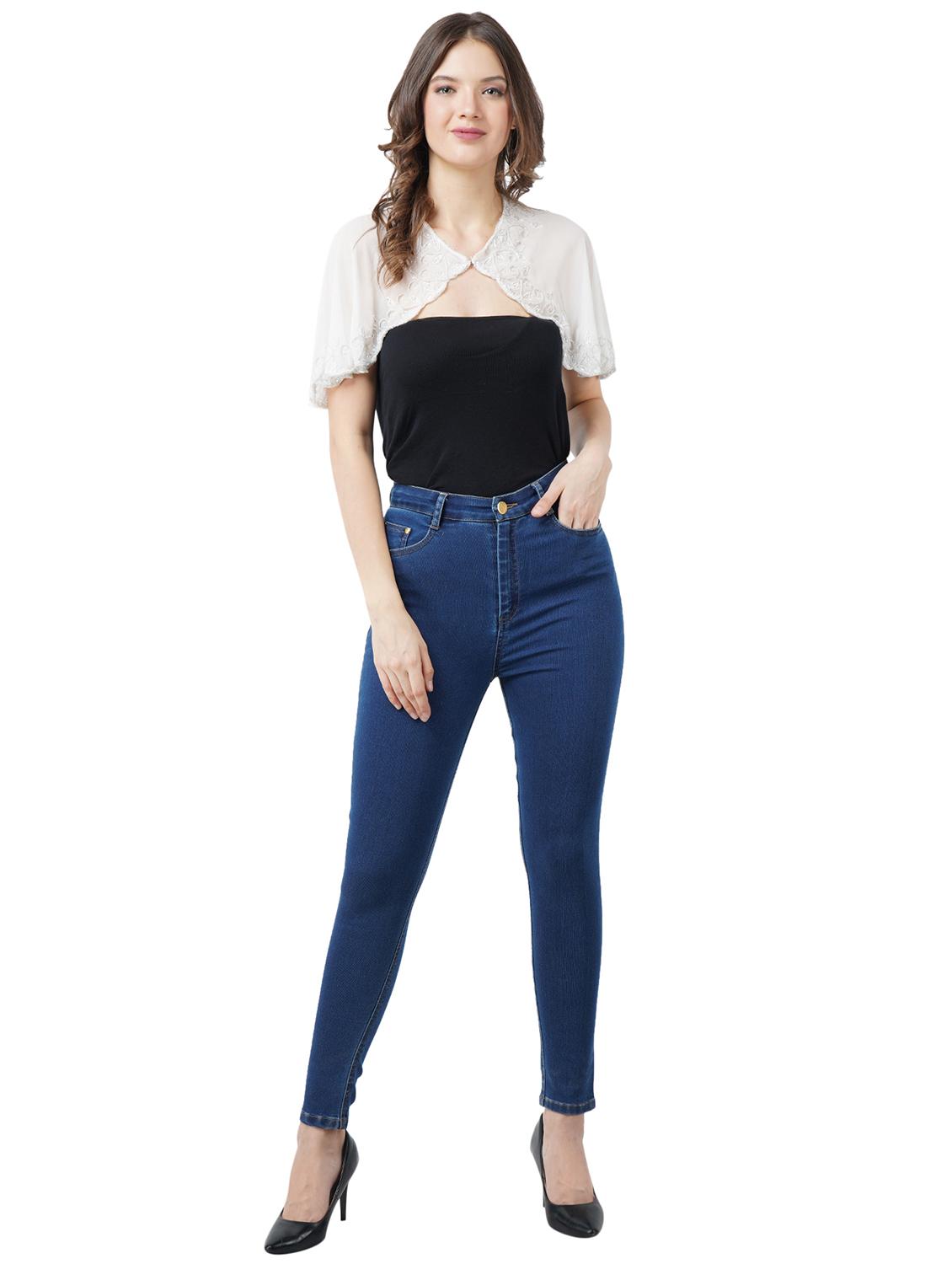 high rise skinny fit jeans - 17680323 - Zoom Image - 4