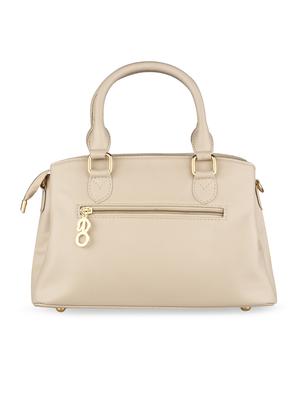 beige leatherette (pu) regular handbag - 17680443 - Standard Image - 2