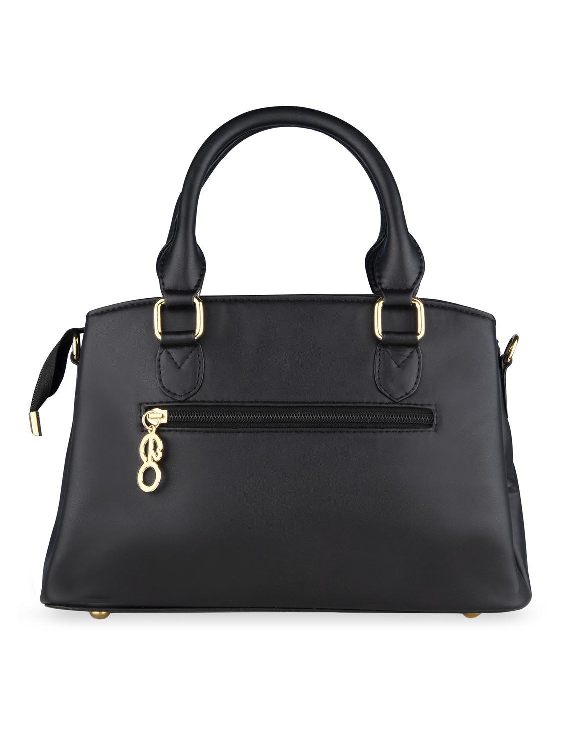 black leatherette (pu) regular handbag - 17680444 - Zoom Image - 2