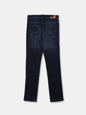 dark blue washed denim jeans - 17680814 - Standard Image - 2