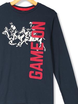 blue graphic t-shirt - 17681118 - Standard Image - 3