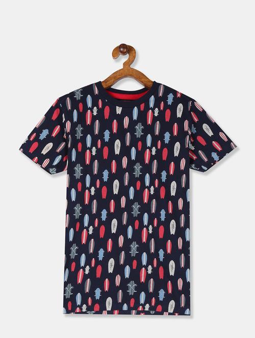 blue cotton t-shirt - 17681161 - Standard Image - 1