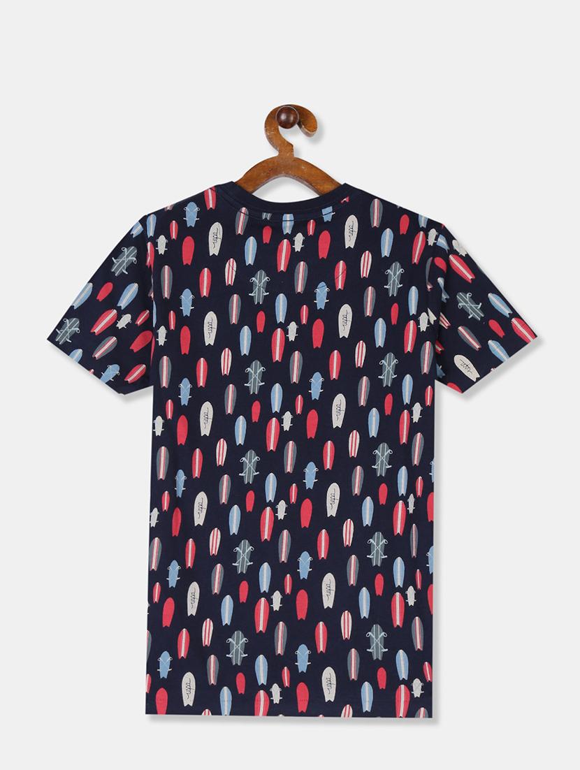 blue cotton t-shirt - 17681161 - Zoom Image - 2