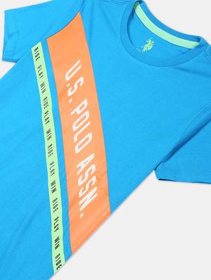blue printed t-shirt - 17681187 - Standard Image - 4