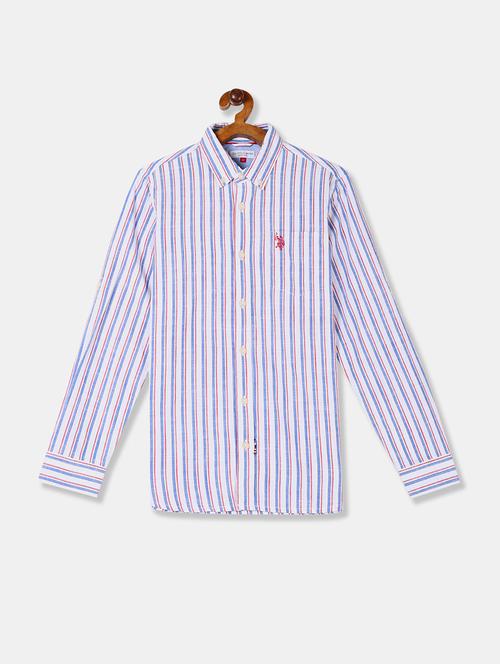 white striped shirt - 17681431 - Standard Image - 1