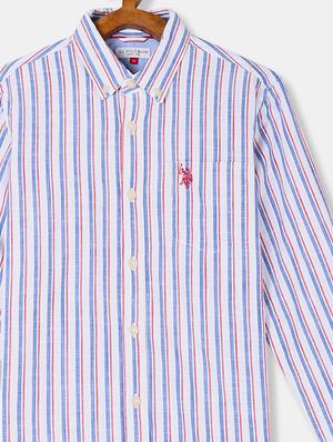white striped shirt - 17681431 - Standard Image - 3