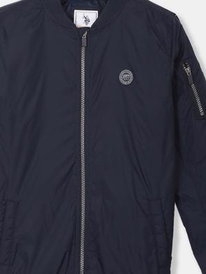 blue polyester regular jackets - 17682203 - Standard Image - 3