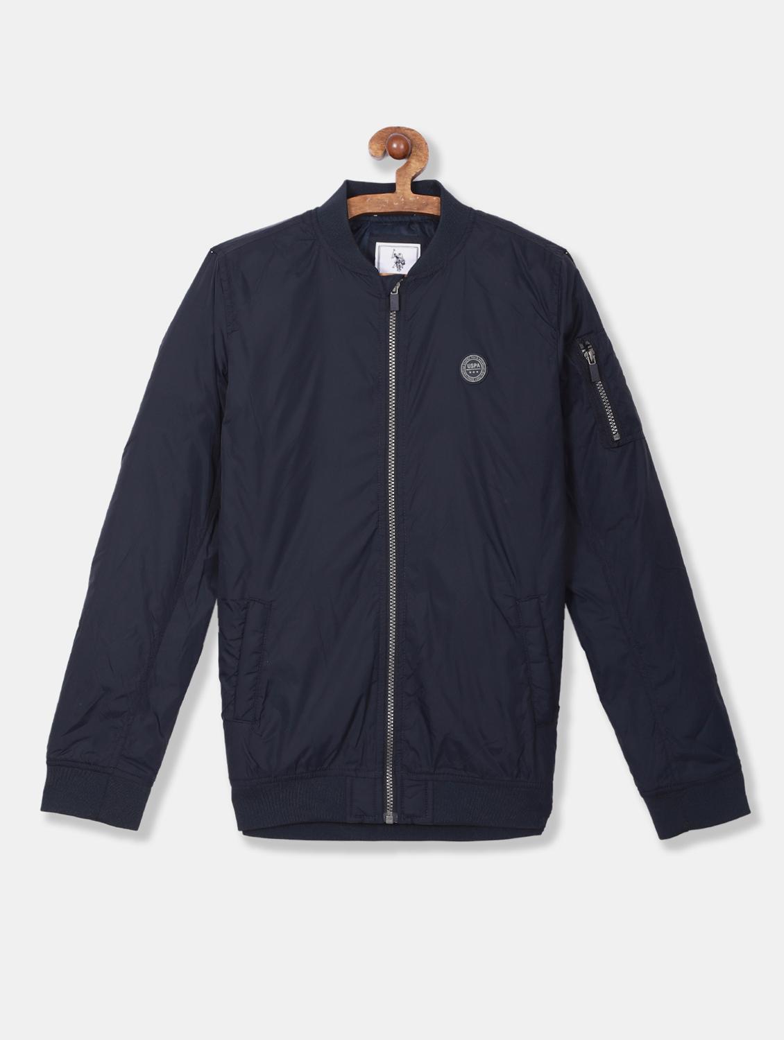 blue polyester regular jackets - 17682203 - Zoom Image - 1