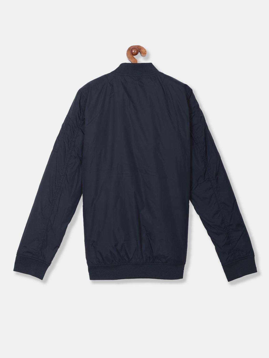 blue polyester regular jackets - 17682203 - Zoom Image - 2
