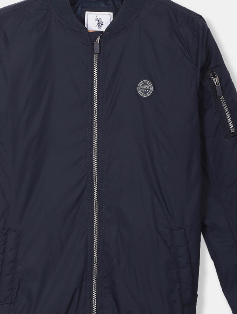 blue polyester regular jackets - 17682203 - Zoom Image - 3