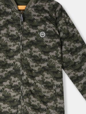 green polyester reversible jackets - 17682269 - Standard Image - 5