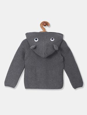 grey textured sweater - 17682307 - Standard Image - 2