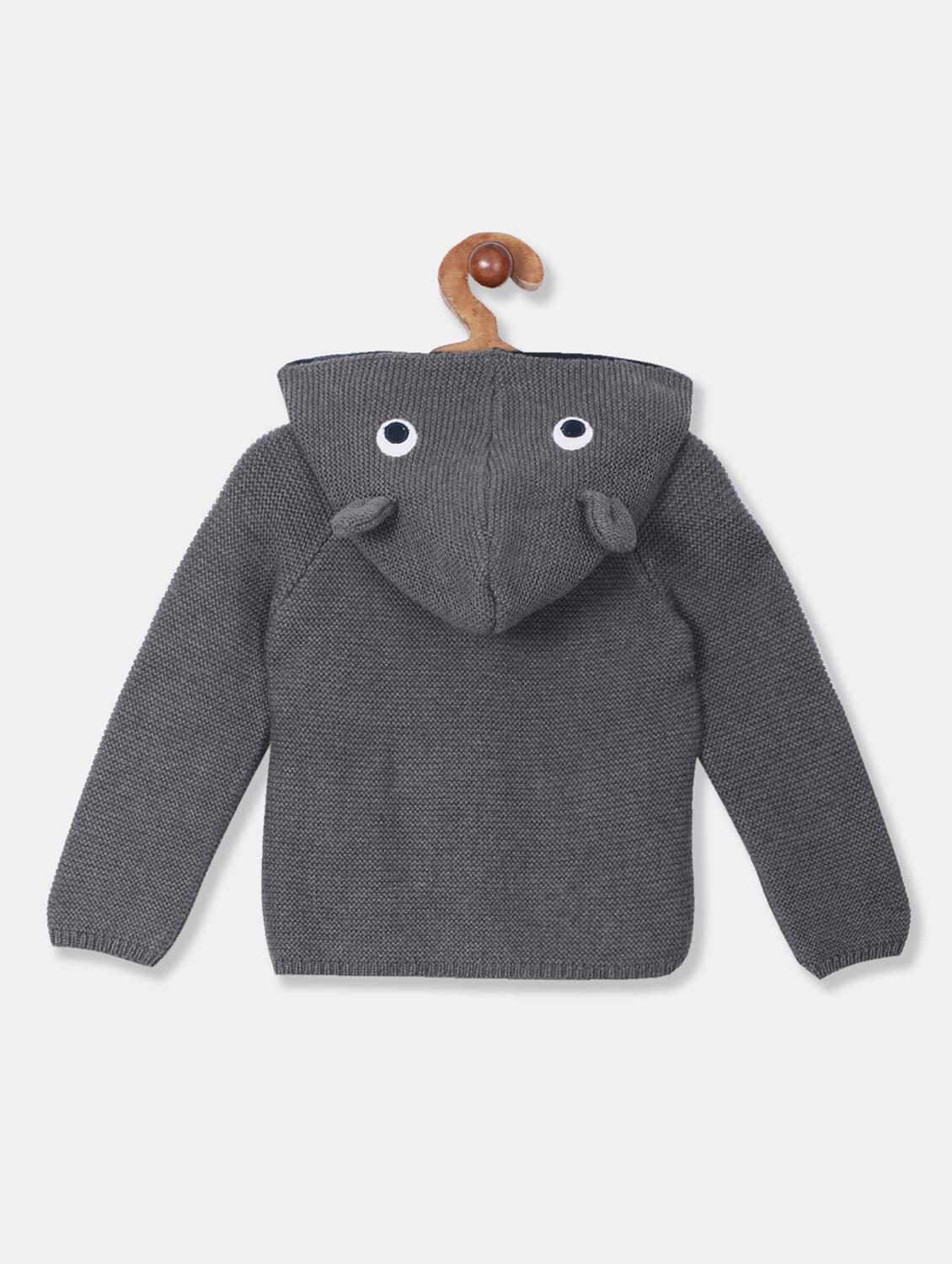 grey textured sweater - 17682307 - Zoom Image - 2