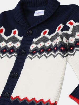 blue knitted sweater - 17682309 - Standard Image - 3