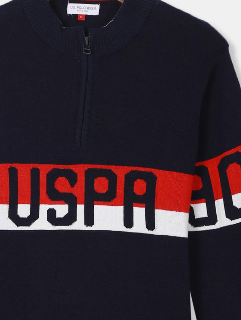 blue cotton sweater - 17682329 - Zoom Image - 3