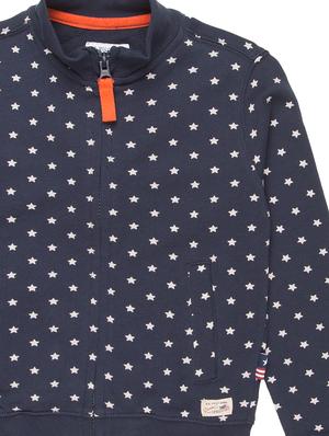 blue cotton sweatshirt - 17682480 - Standard Image - 3