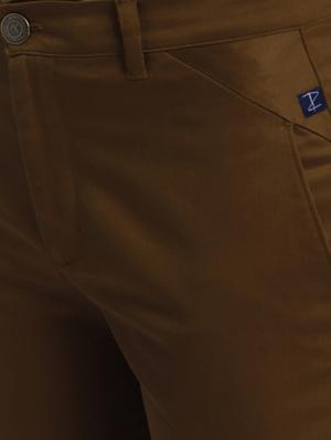 olive green flat front formal trouser - 17683600 - Standard Image - 5