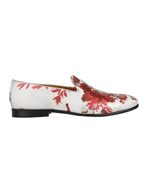 white leather slip on loafers - 17683647 - Standard Image - 2