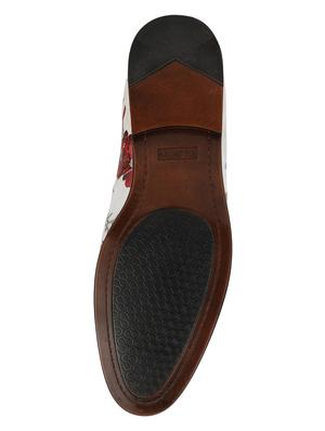 white leather slip on loafers - 17683647 - Standard Image - 5