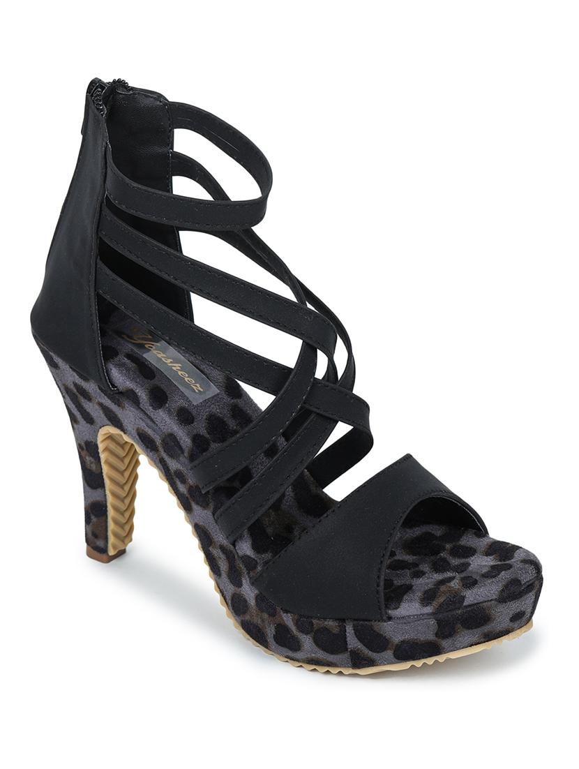 black closed back sandal - 17683802 - Zoom Image - 1