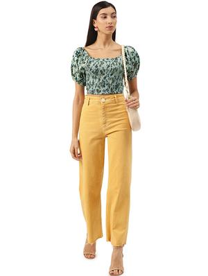 puff sleeves floral top - 17684543 - Standard Image - 4