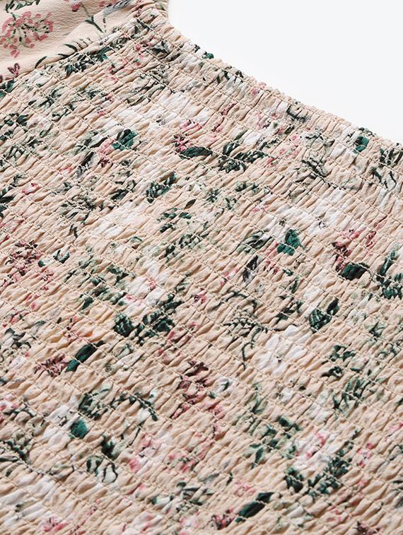 puff sleeves floral top - 17684545 - Zoom Image - 5