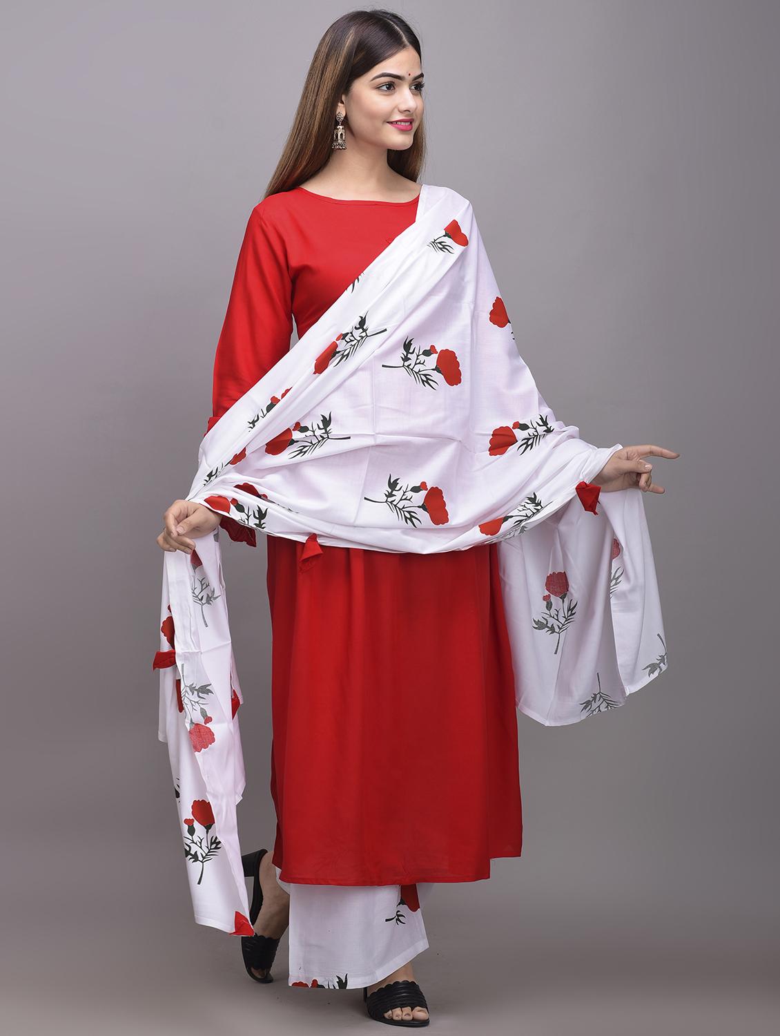 solid flared kurta - 17684887 - Zoom Image - 2
