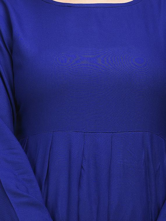 solid flared kurta - 17684889 - Zoom Image - 5