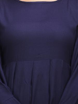 solid flared kurta - 17684891 - Standard Image - 5