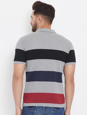 multi colored striped t-shirt - 17684928 - Standard Image - 3
