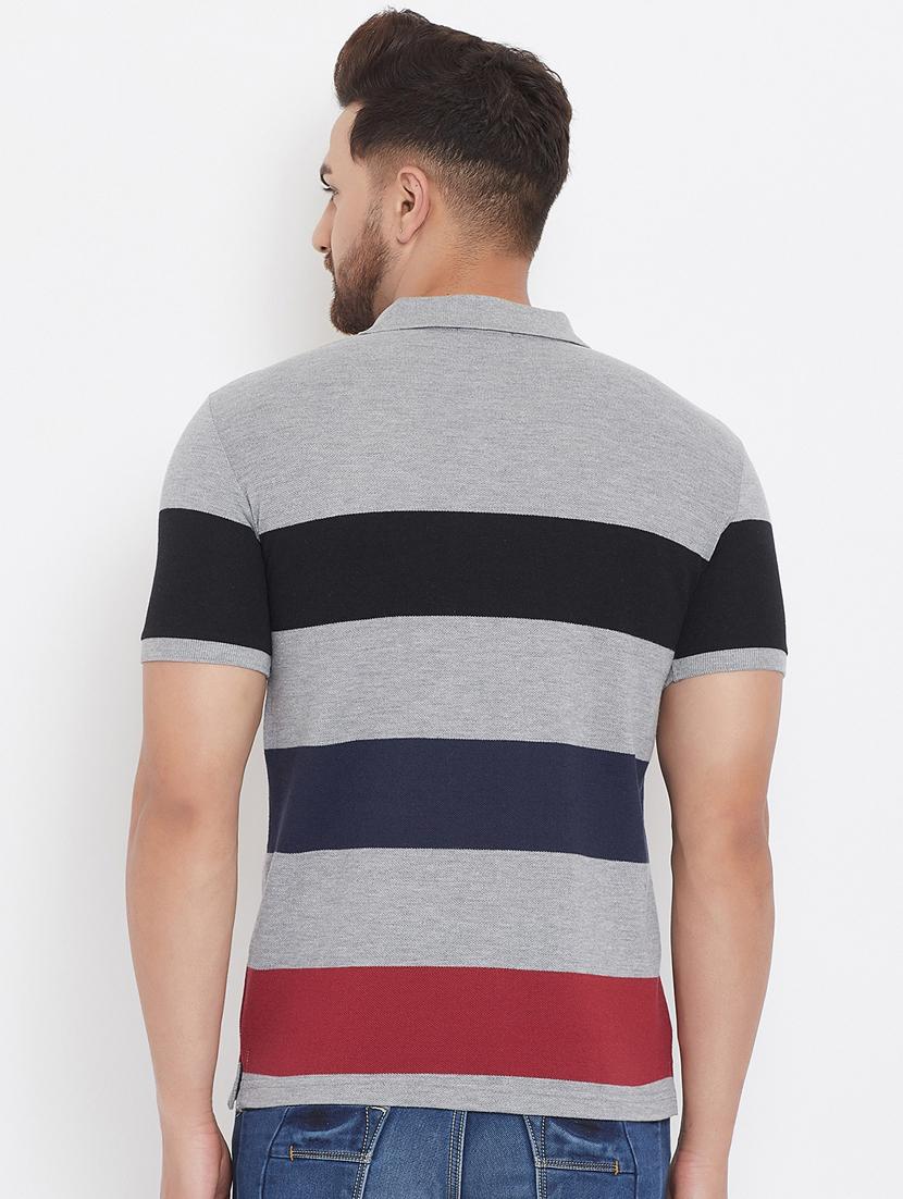 multi colored striped t-shirt - 17684928 - Zoom Image - 3