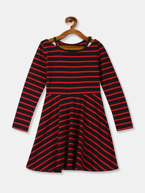black cotton frock - 17685103 - Standard Image - 1
