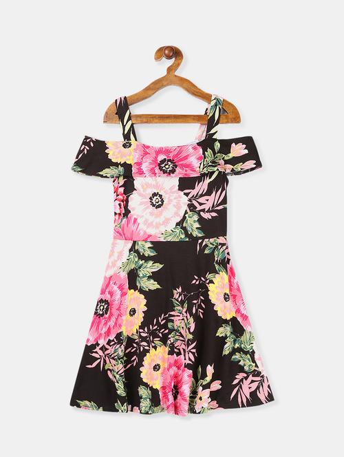 black rayon frock - 17685112 - Standard Image - 1