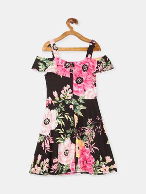black rayon frock - 17685112 - Standard Image - 2