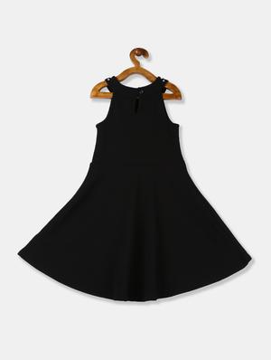 black polyester frock - 17685113 - Standard Image - 2