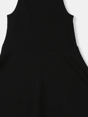 black polyester frock - 17685113 - Standard Image - 3