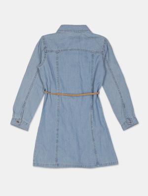 blue cotton frock - 17685116 - Standard Image - 2